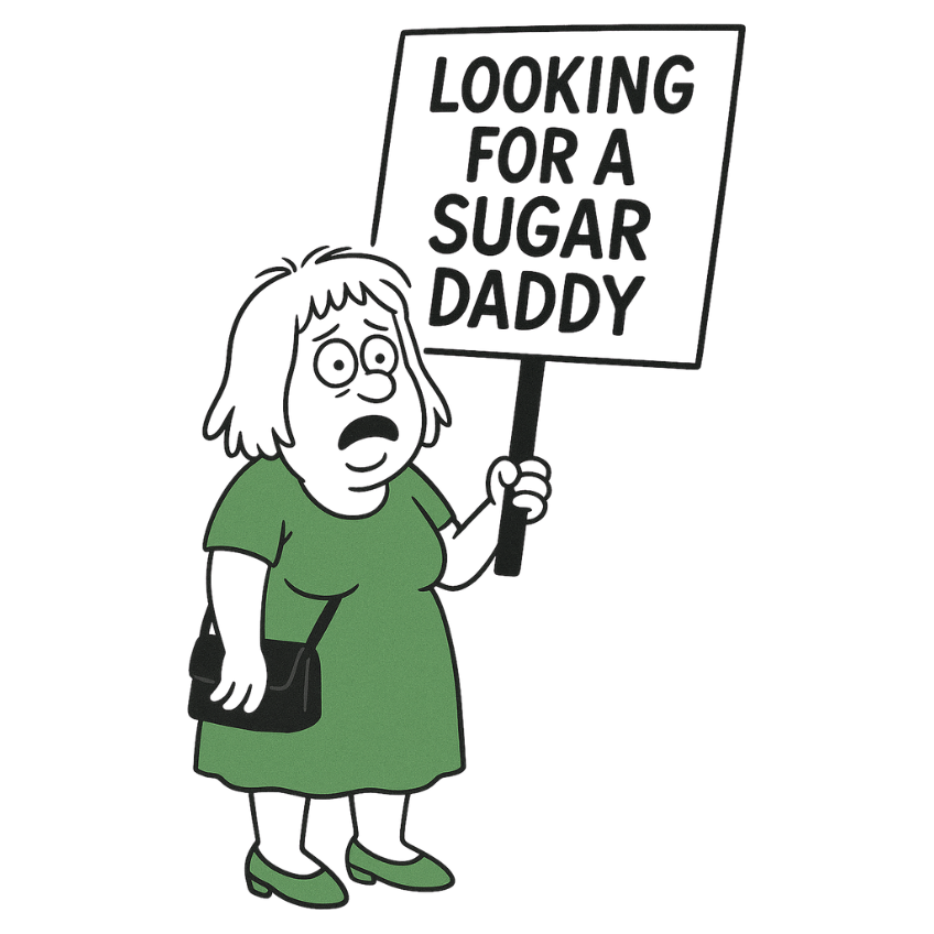 LOOKING FOR A SUGAR DADDY - AVAILABLE AS A FUNNY MUG OR TUMBLER
