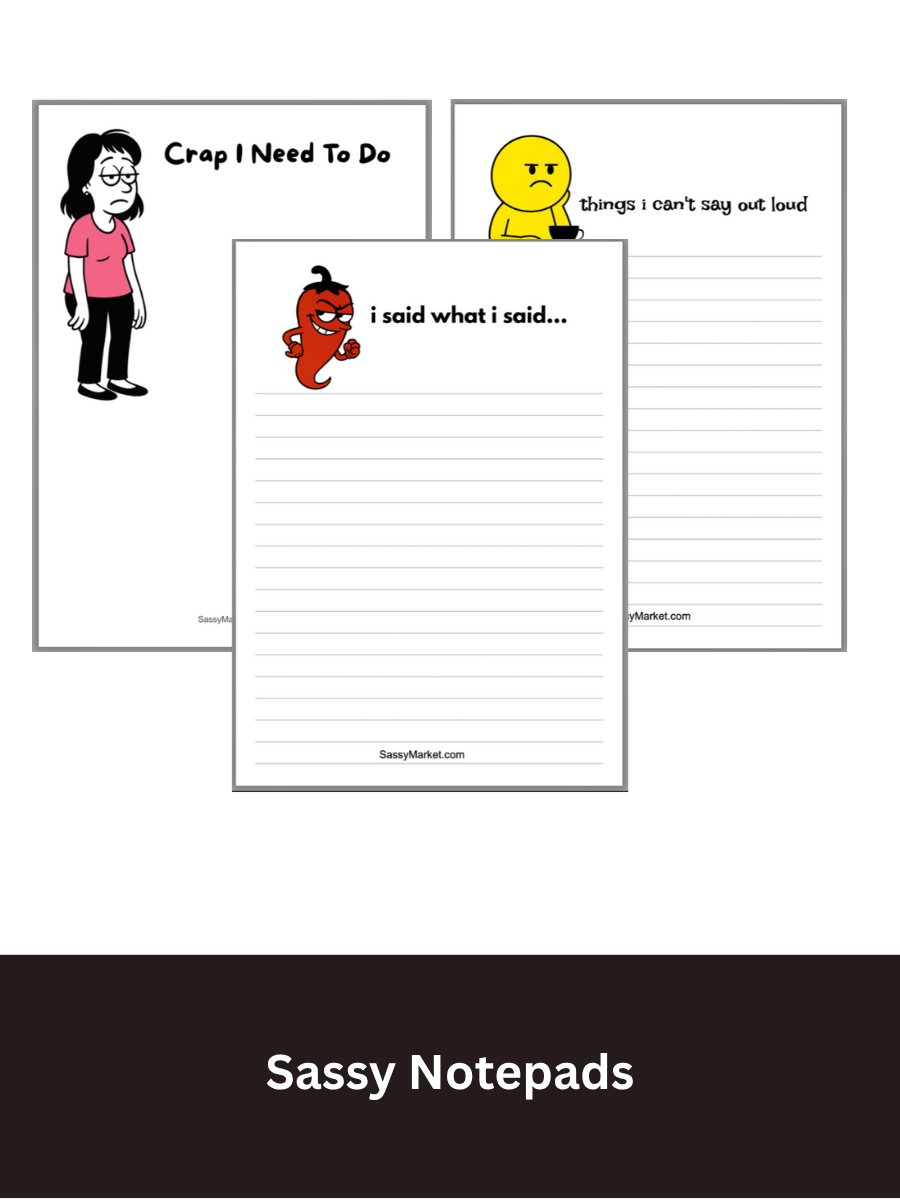 Sassy Notepads