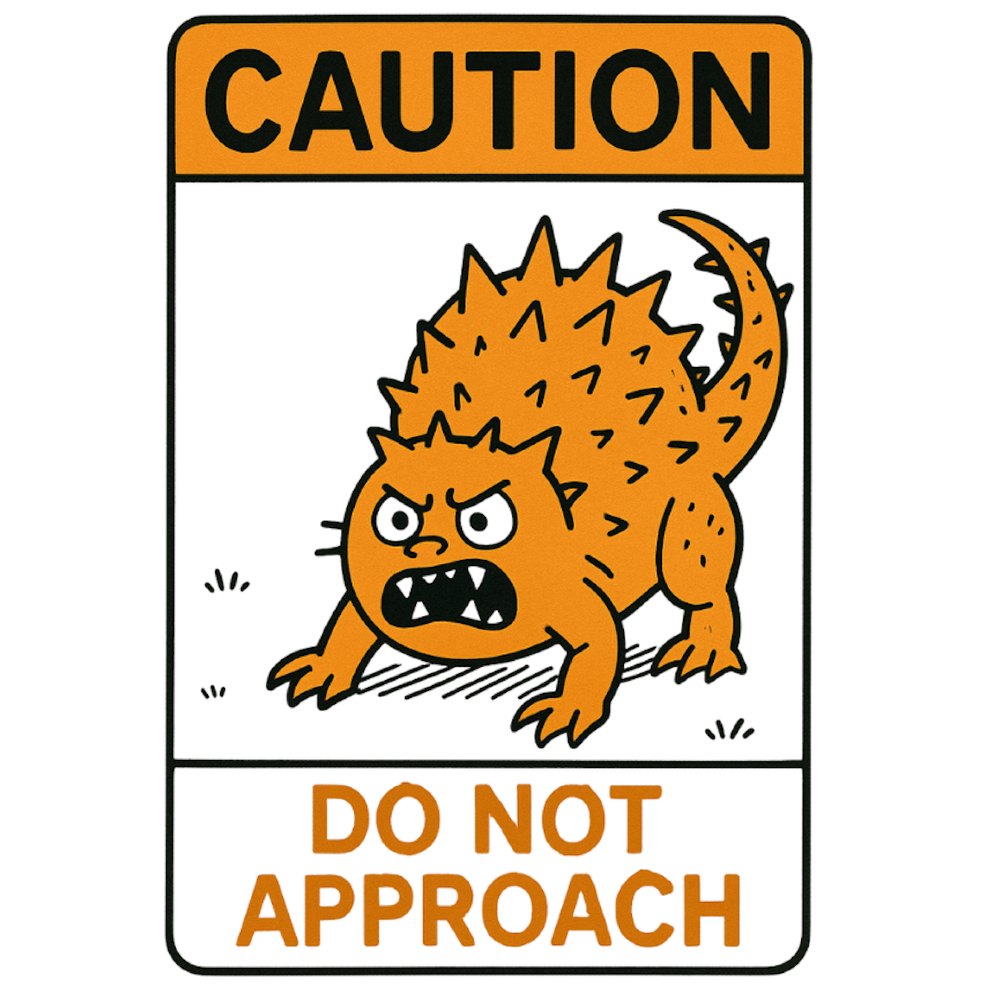 CAUTION DO NOT APPROACH -AVAILABLE AS A FUNNY MUG OR TUMBLER