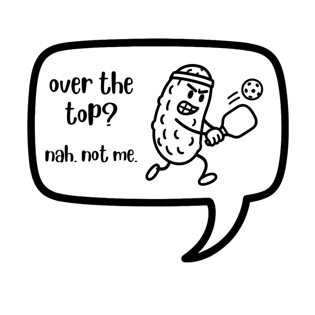 over the top? nah. not me. - AVAILABLE AS A FUNNY MUG OR TUMBLER