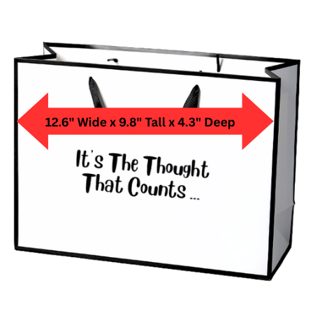 It's The Thought That Counts - Funny Gift Bag