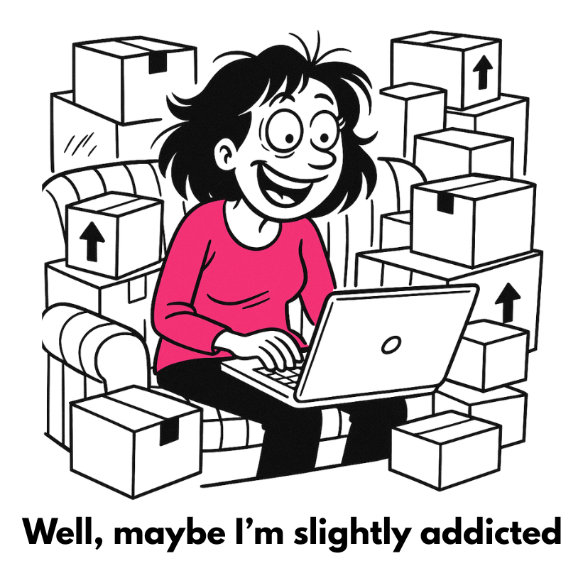 WELL, MAYBE I'M SLIGHTLY ADDICTED - AVAILABLE AS A FUNNY MUG OR TUMBLER