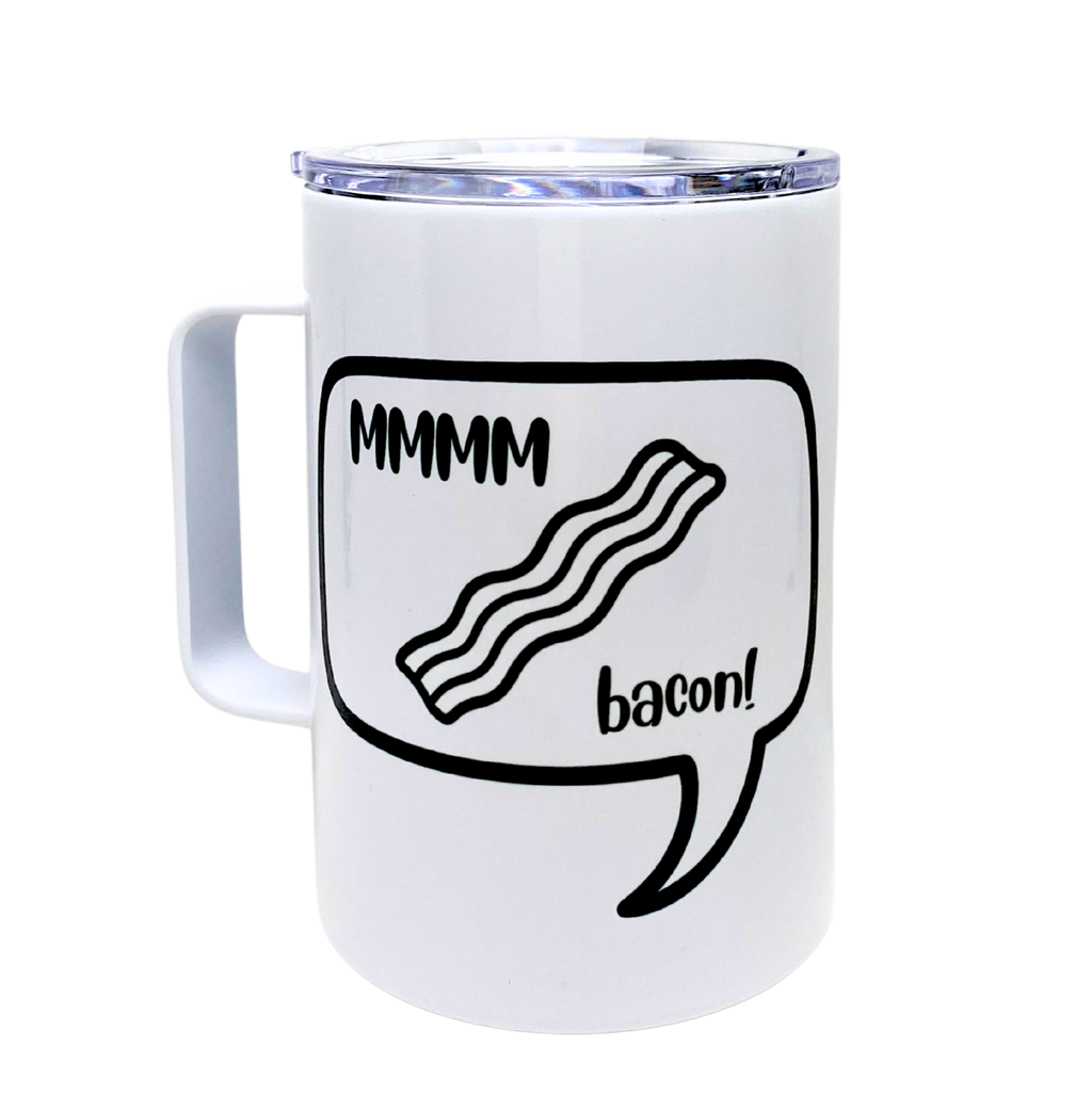 mmmm bacon - AVAILABLE AS A FUNNY MUG OR TUMBLER